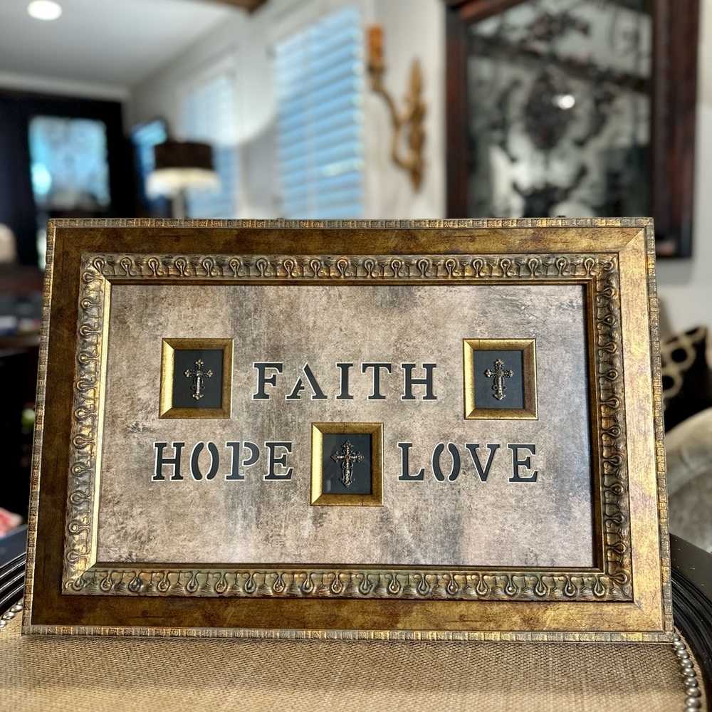 Corinthians FAITH HOPE & LOVE Wall Decor